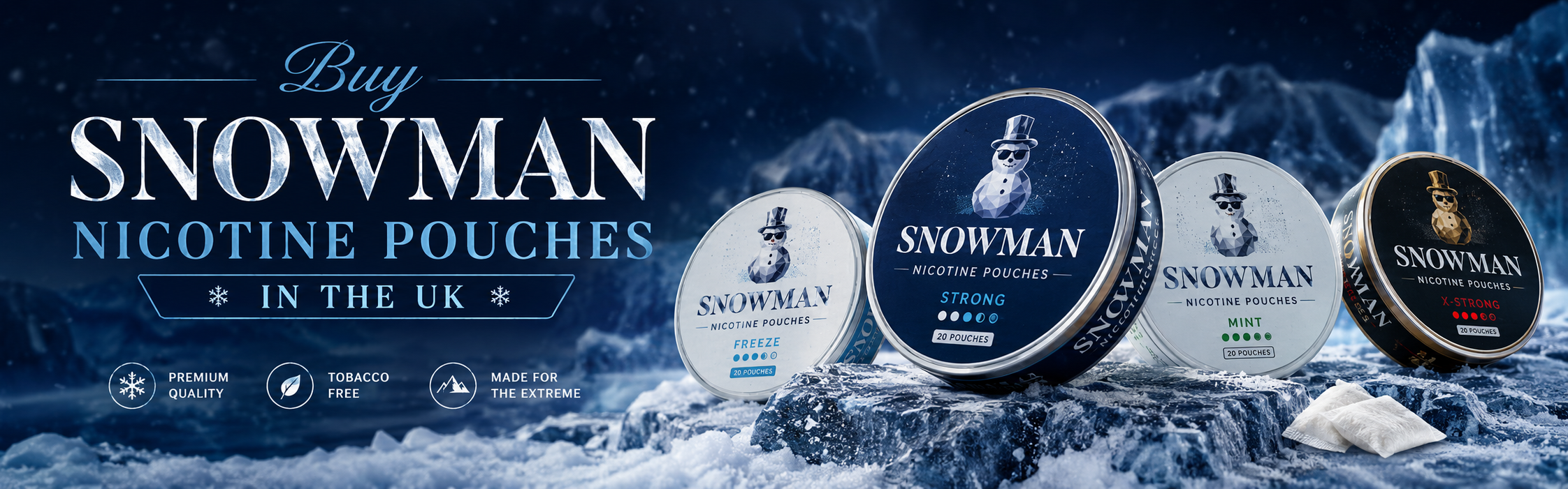 Buy Snowman Nicotine Pouches in the UK